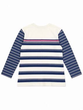 Aileen Women’s Size Small Striped Long Sleeve Pullover Top Made in USA